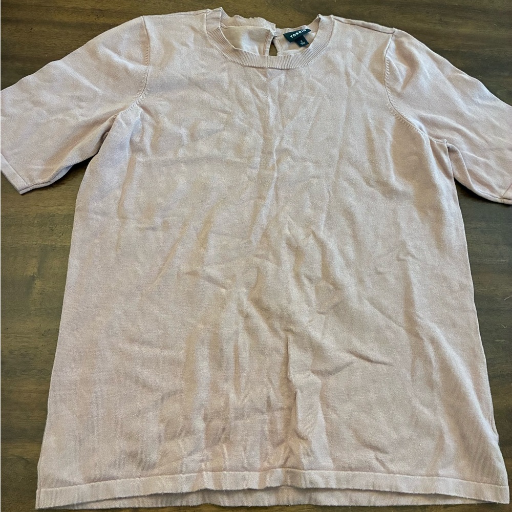 TORRID Top Women’s 2 Short Sleeve Knit 2XL Tan Shirt